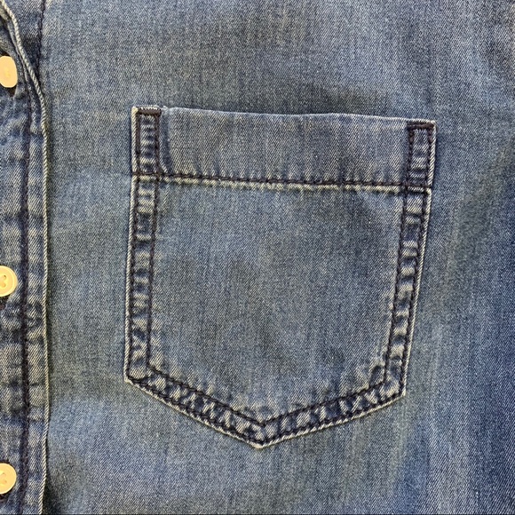 Banana Republic Tops Banana Republic Denim Quinn Boy Fit Shirt S Poshmark